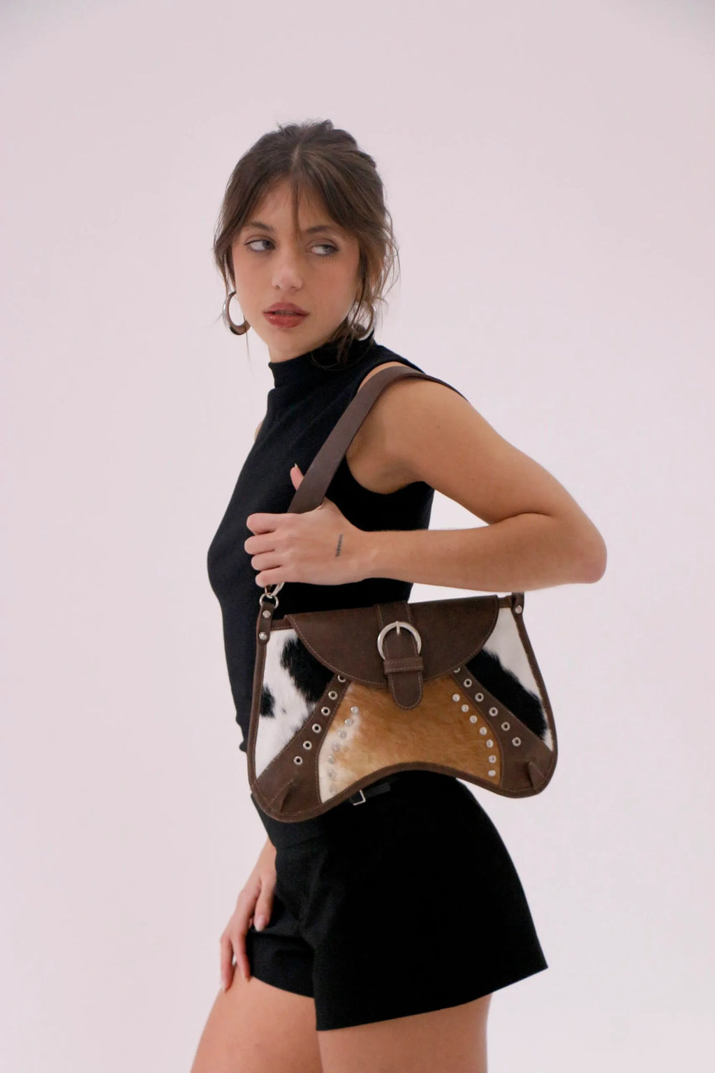 Delito Bag - Marrón y Negro