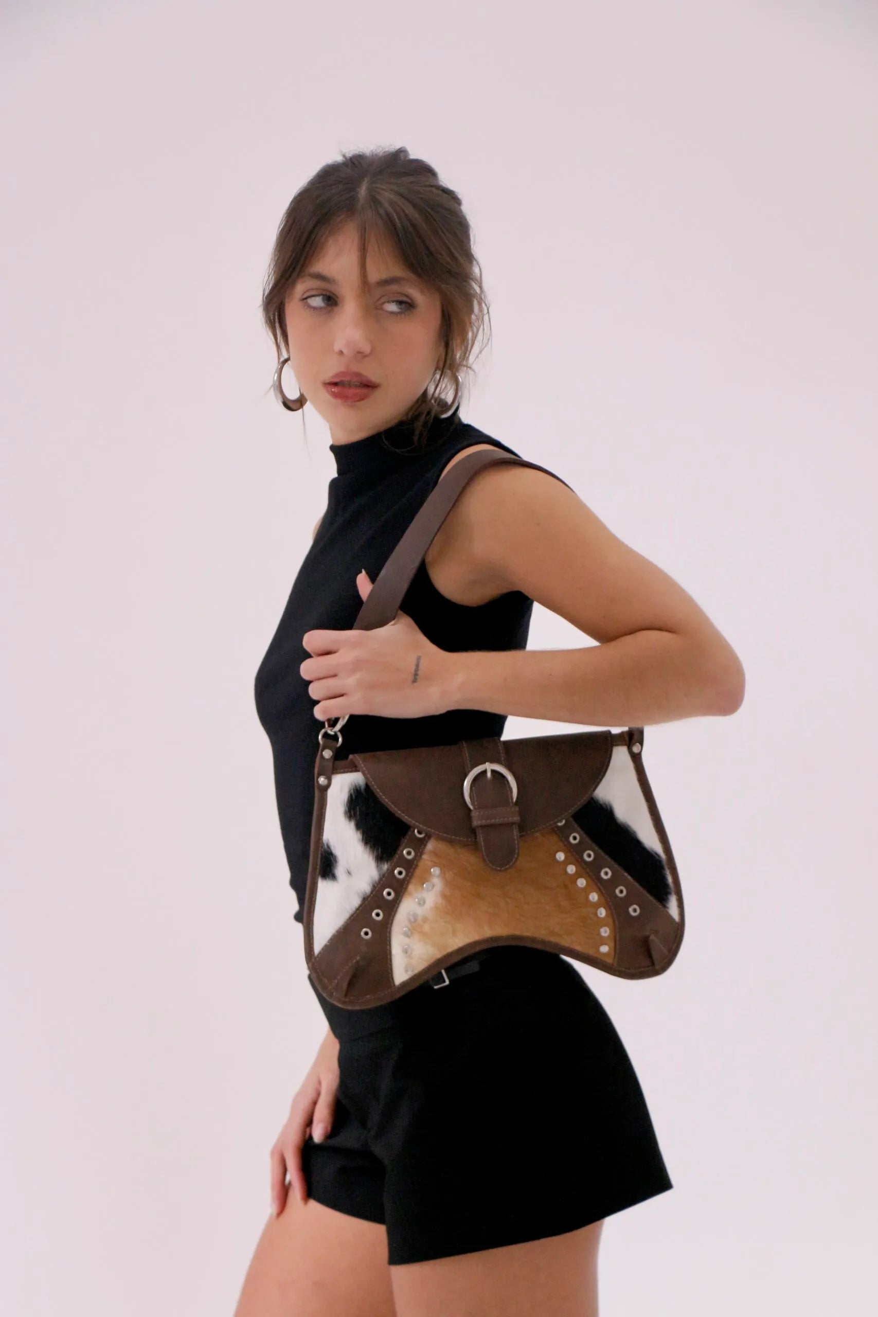 Delito Bag - Marrón y Negro