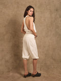 Musculosa Humo - Crema