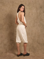 Musculosa Humo - Crema